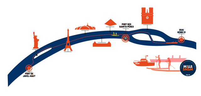 Parcours paddle - Seine